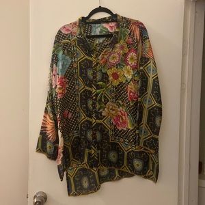 Johnny was silk blouse